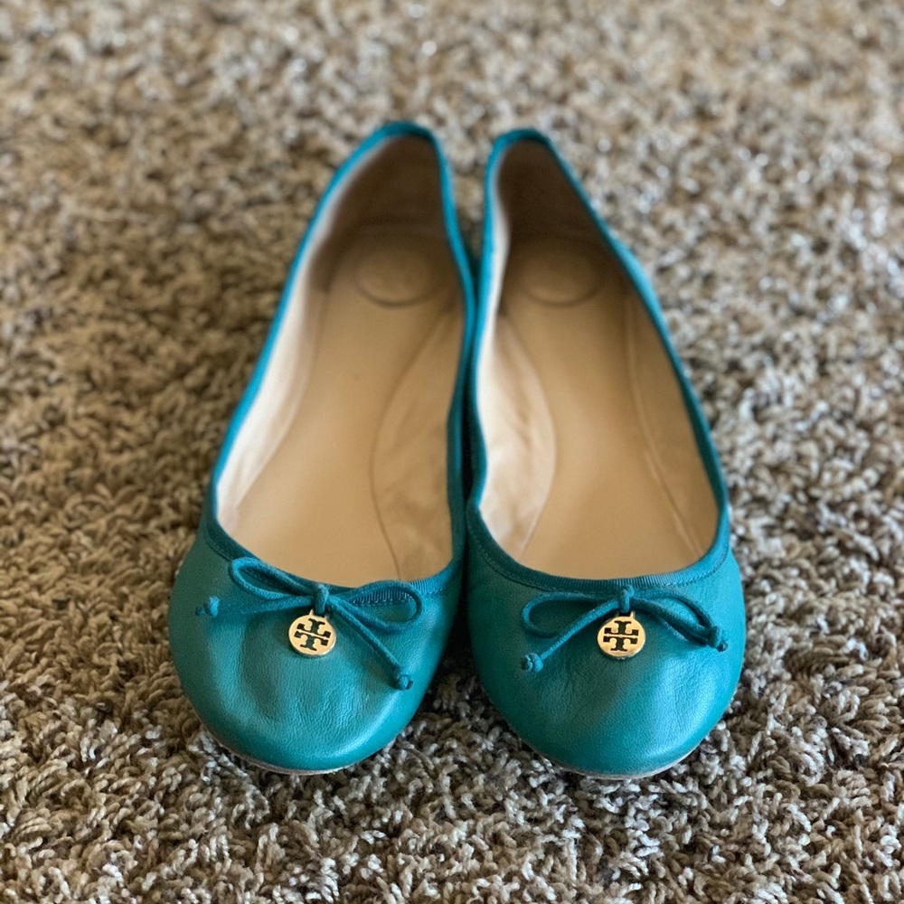 Tory Burch 10.5 Ballet Flats - Jade